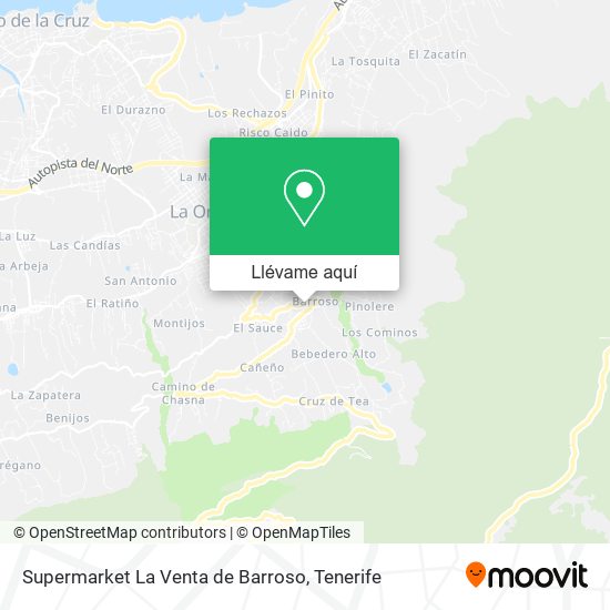 Mapa Supermarket La Venta de Barroso