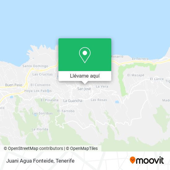 Mapa Juani Agua Fonteide