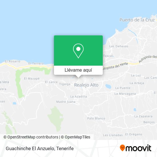 Mapa Guachinche El Anzuelo