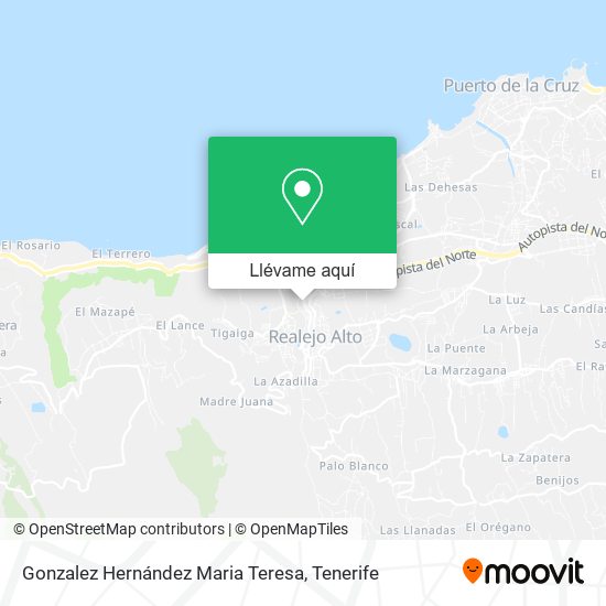 Mapa Gonzalez Hernández Maria Teresa