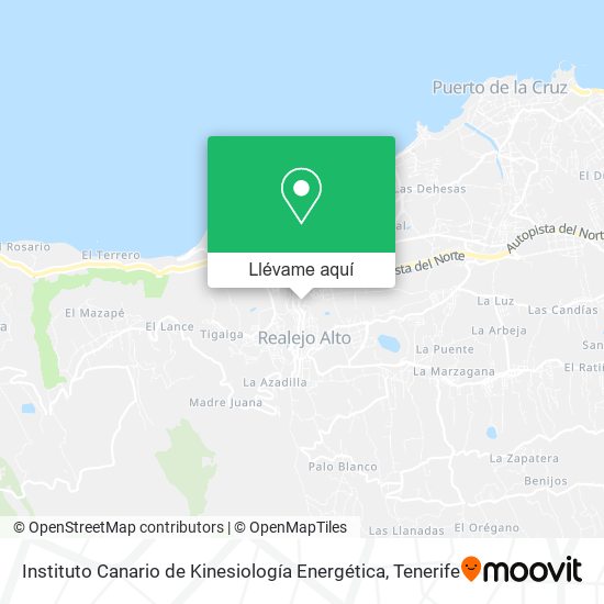 Mapa Instituto Canario de Kinesiología Energética