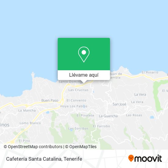 Mapa Cafetería Santa Catalina