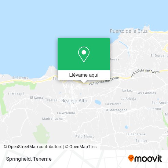 Mapa Springfield
