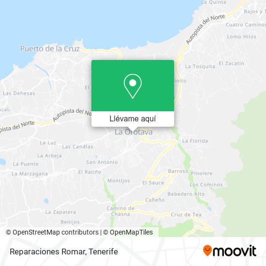 Mapa Reparaciones Romar