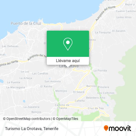 Mapa Turismo La Orotava