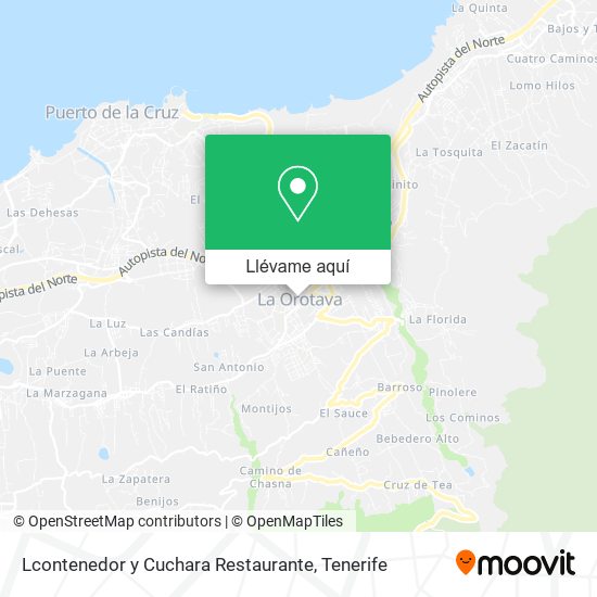 Mapa Lcontenedor y Cuchara Restaurante