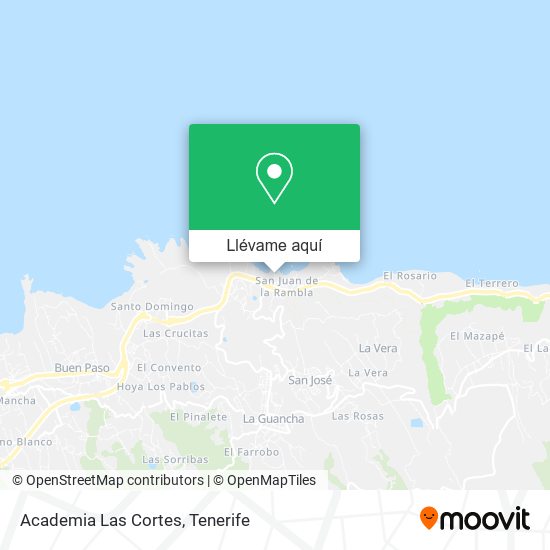 Mapa Academia Las Cortes