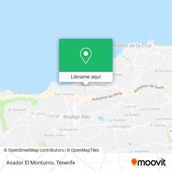 Mapa Asador El Monturrio