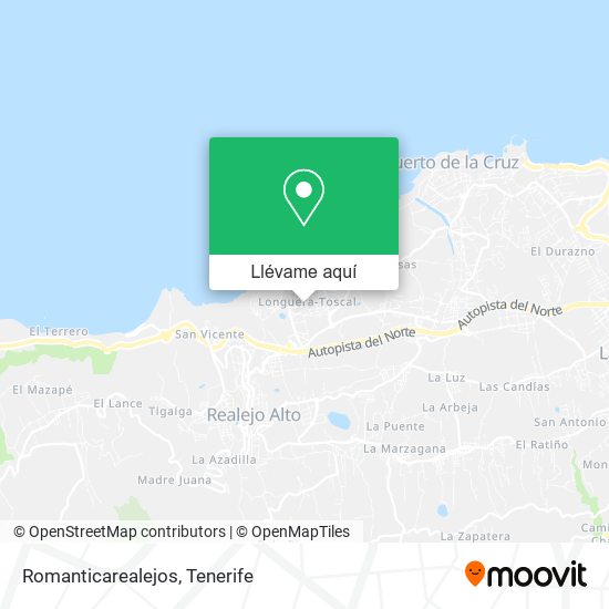 Mapa Romanticarealejos