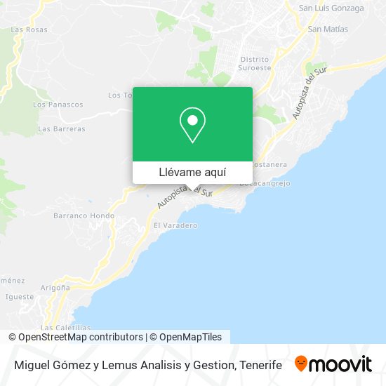 Mapa Miguel Gómez y Lemus Analisis y Gestion