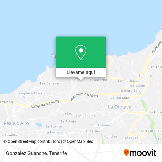 Mapa Gonzalez Guanche