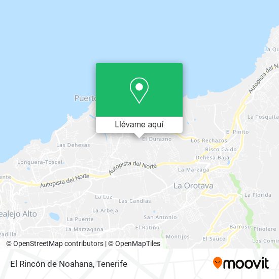 Mapa El Rincón de Noahana