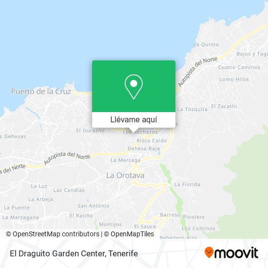 Mapa El Draguito Garden Center