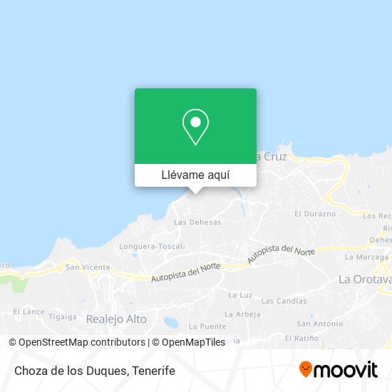 Mapa Choza de los Duques