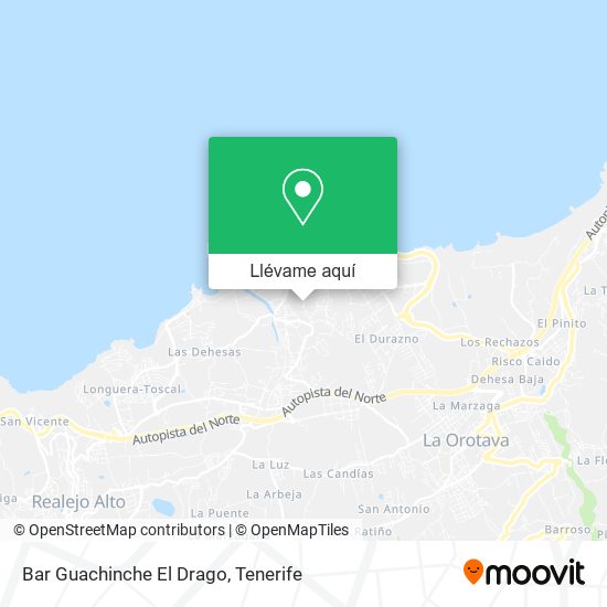 Mapa Bar Guachinche El Drago