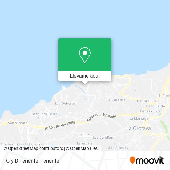 Mapa G y D Tenerife