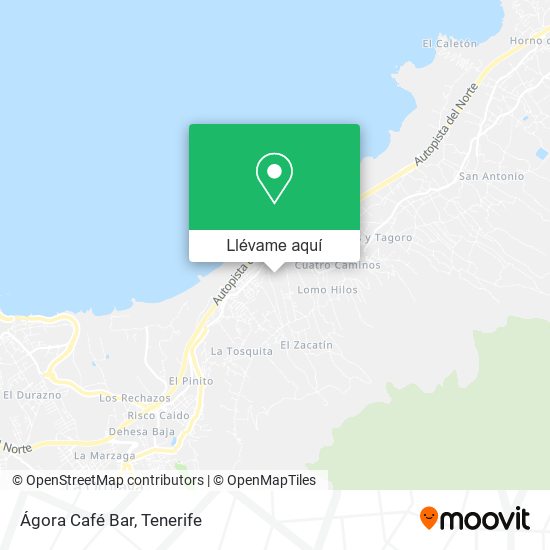 Mapa Ágora Café Bar