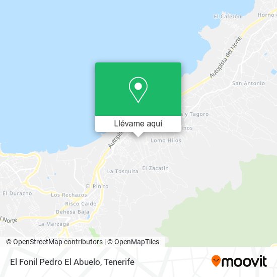 Mapa El Fonil Pedro El Abuelo