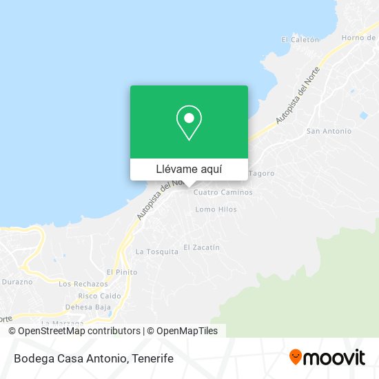 Mapa Bodega Casa Antonio