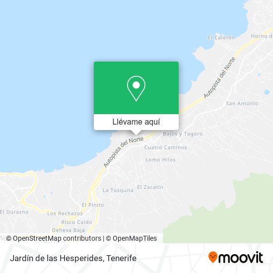 Mapa Jardín de las Hesperides