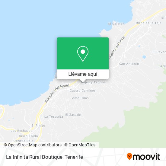 Mapa La Infinita Rural Boutique