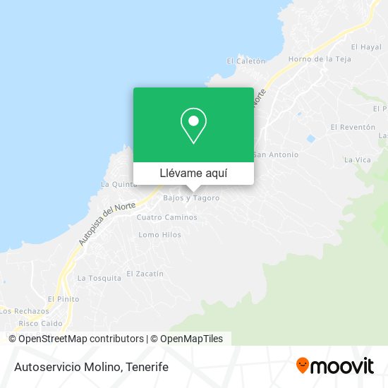 Mapa Autoservicio Molino