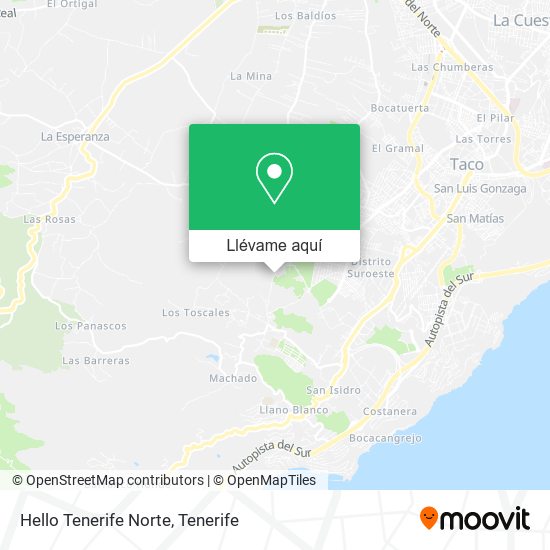 Mapa Hello Tenerife Norte