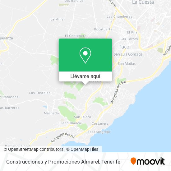 Mapa Construcciones y Promociones Almarel