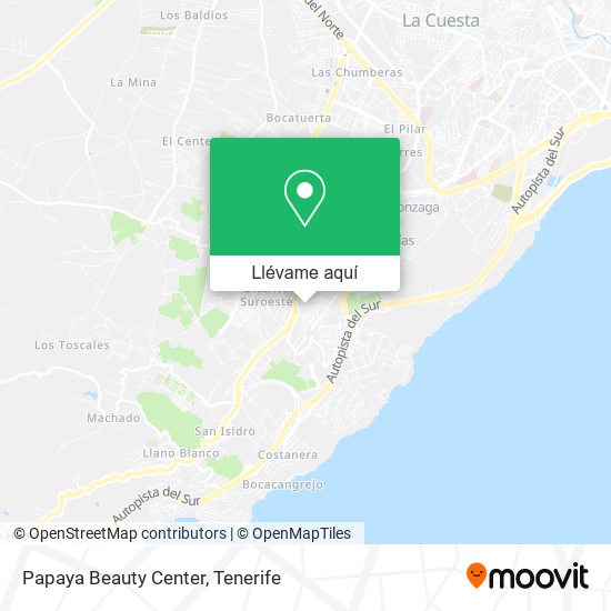 Mapa Papaya Beauty Center