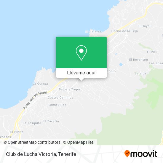 Mapa Club de Lucha Victoria