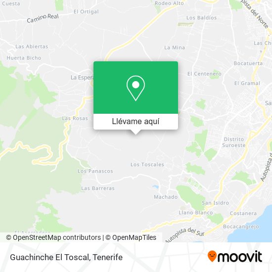 Mapa Guachinche El Toscal