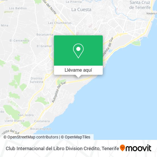 Mapa Club Internacional del Libro Division Crédito