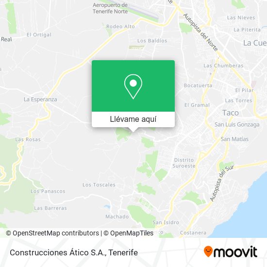Mapa Construcciones Ático S.A.
