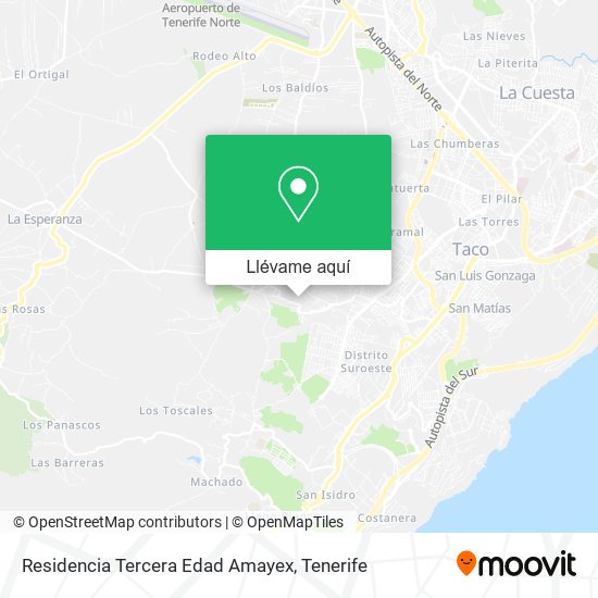 Mapa Residencia Tercera Edad Amayex