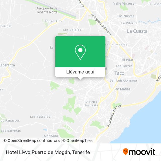 Mapa Hotel Livvo Puerto de Mogán