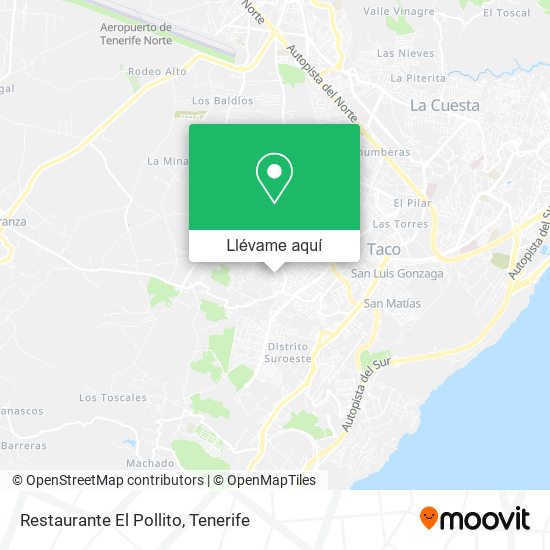 Mapa Restaurante El Pollito