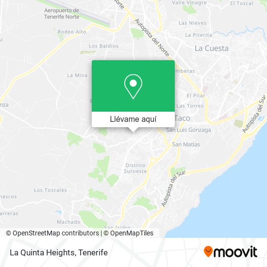 Mapa La Quinta Heights