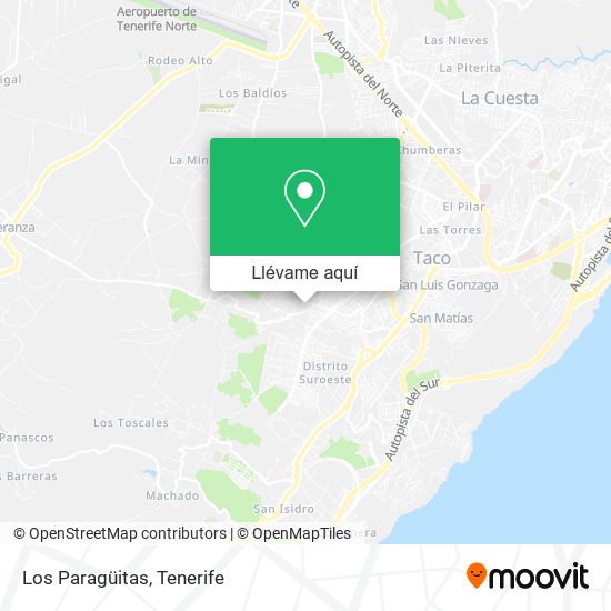 Mapa Los Paragüitas