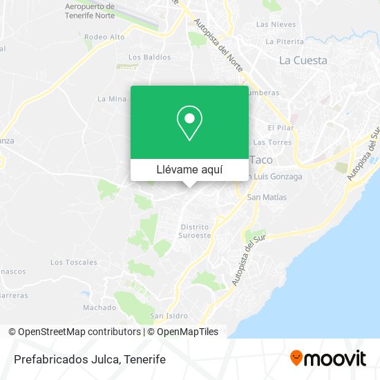 Mapa Prefabricados Julca