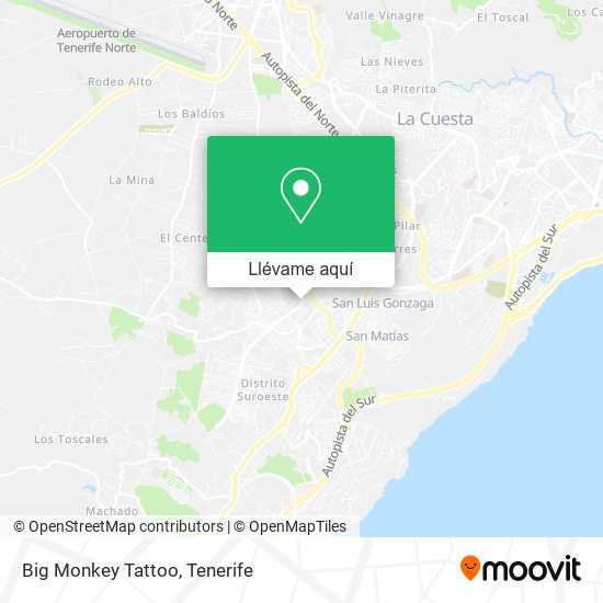 Mapa Big Monkey Tattoo