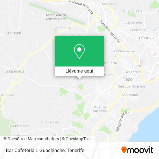 Mapa Bar Cafetería L Guachinche