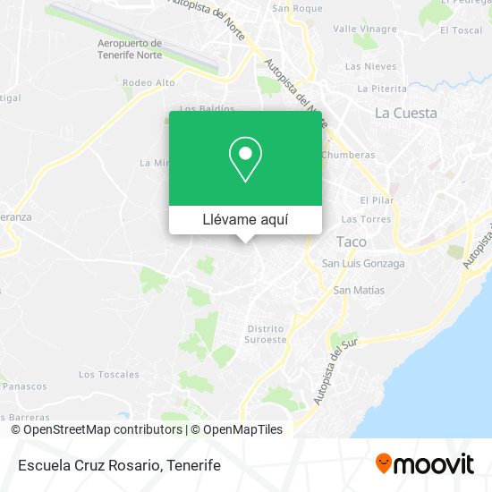 Mapa Escuela Cruz Rosario