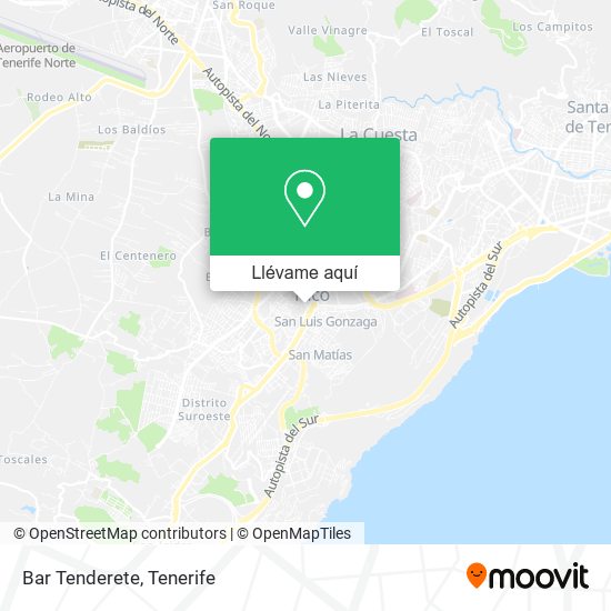 Mapa Bar Tenderete