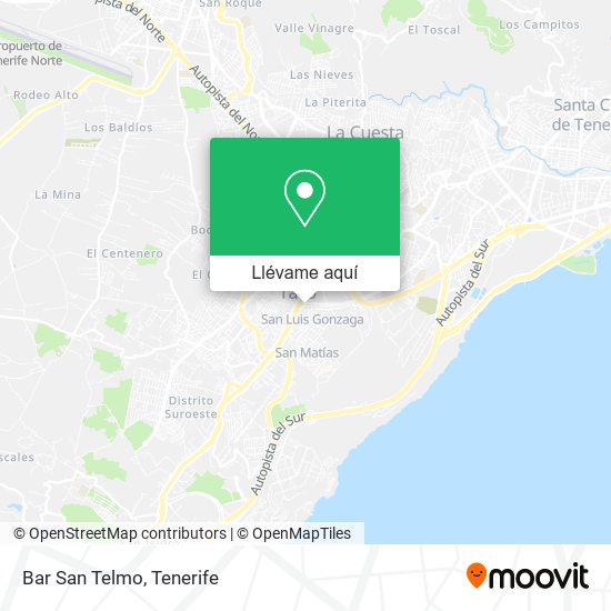Mapa Bar San Telmo