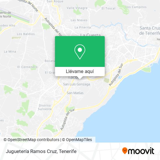 Mapa Juguetería Ramos Cruz