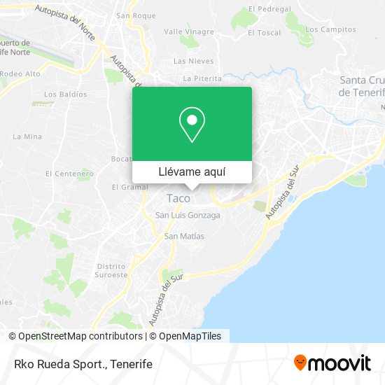 Mapa Rko Rueda Sport.