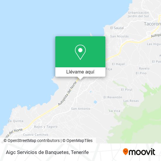 Mapa Aigc Servicios de Banquetes