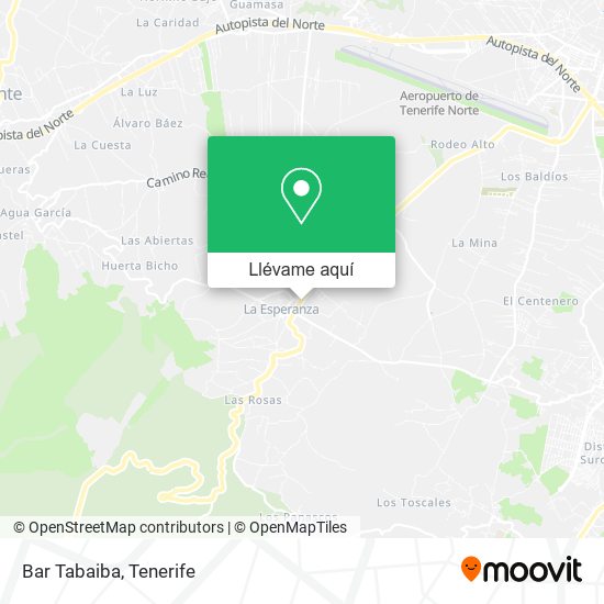 Mapa Bar Tabaiba