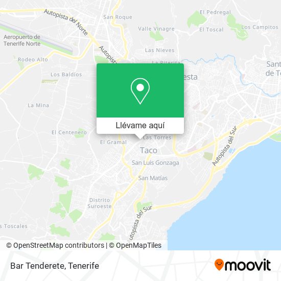 Mapa Bar Tenderete