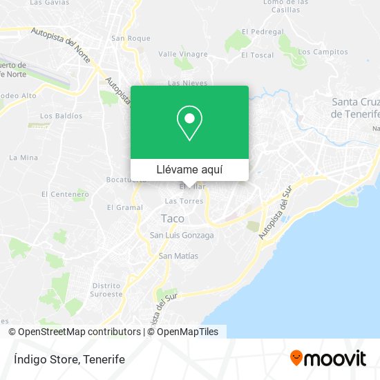 Mapa Índigo Store